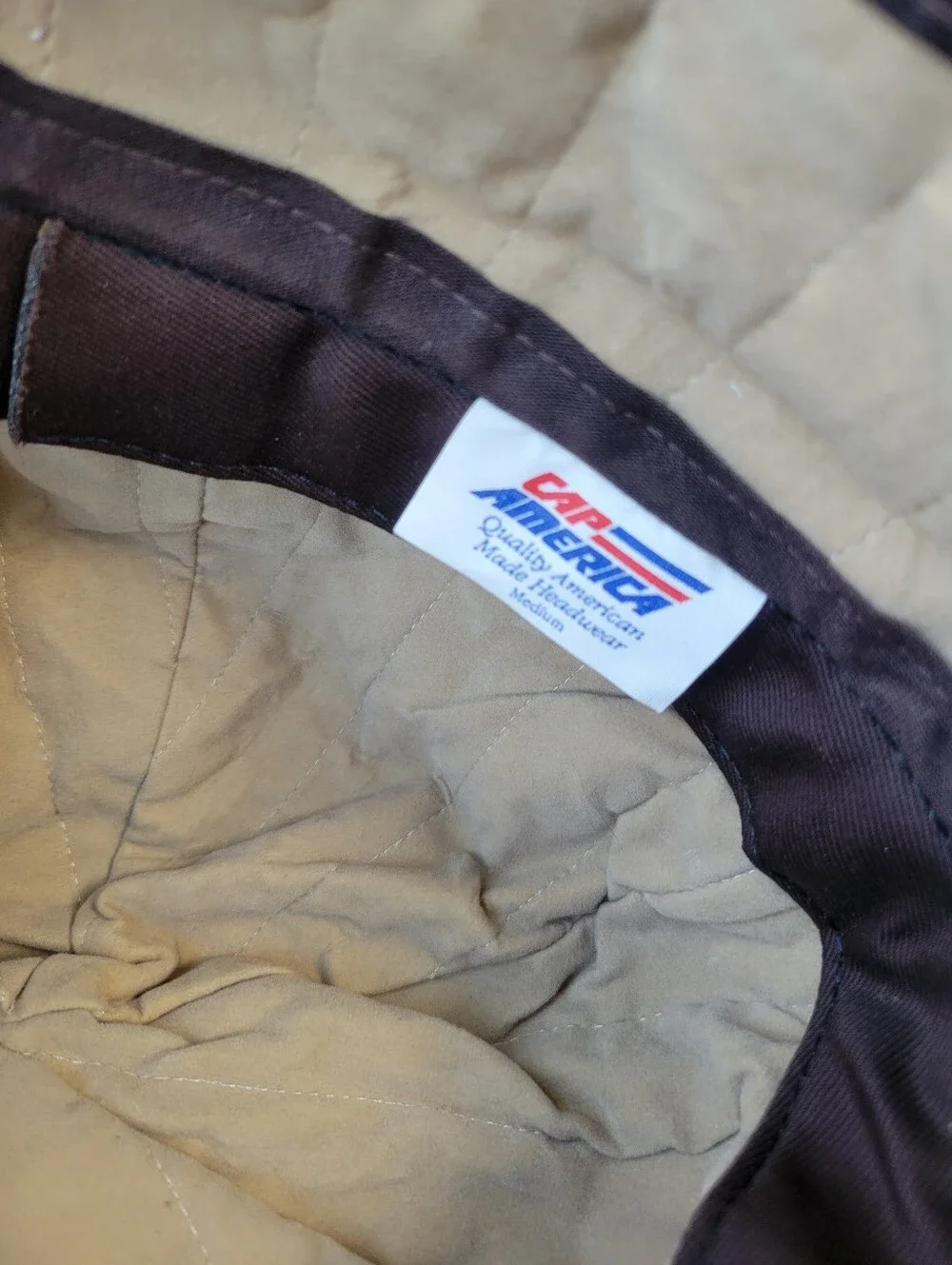 Vintage Cabelas Hat Mens Medium Cap Ear Flap Insulated Camo Winter USA Made